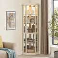Elegant Corner Curio Cabinet by ALYIAMXL