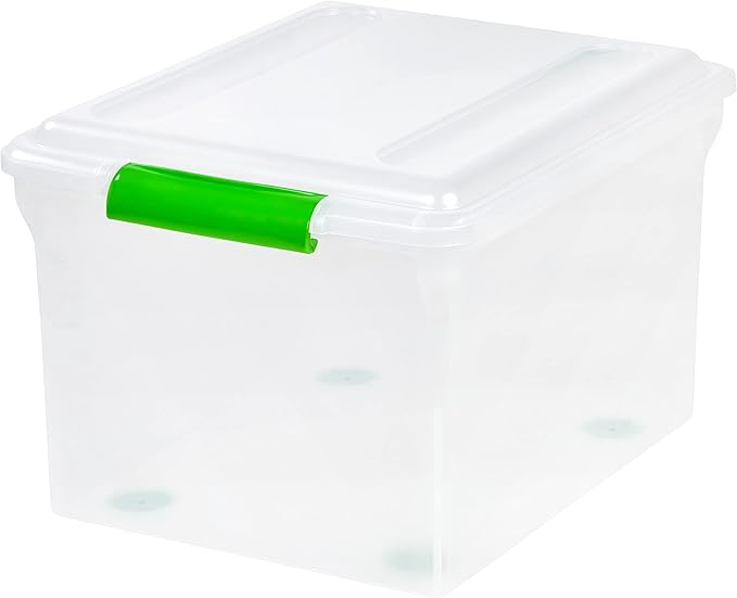 IRIS USA File Box File Organizer Plastic File Box - Image 8