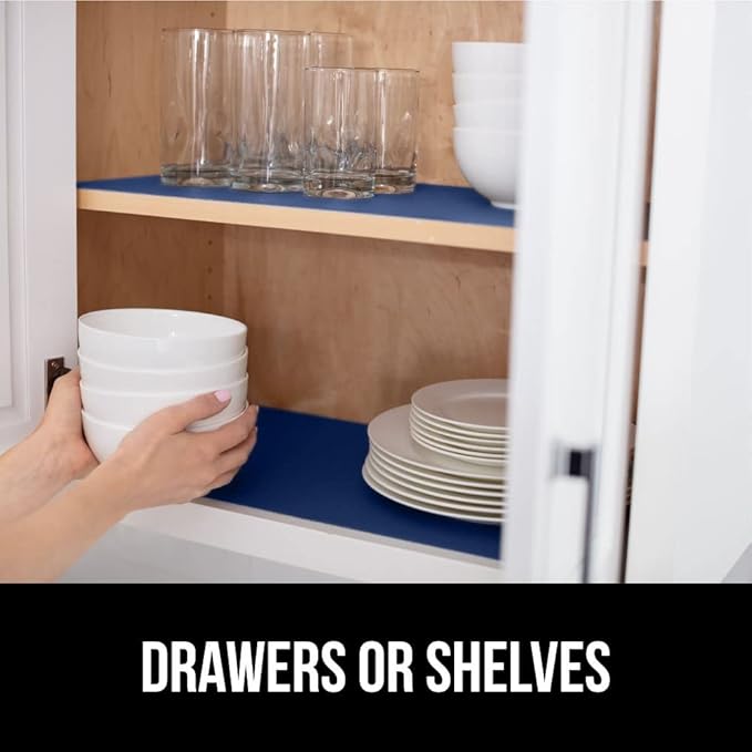 GORILLA GRIP DripGuard Shelf Liner, Non-Adhesive Drawer and Kitchen Cabinet - Image 7