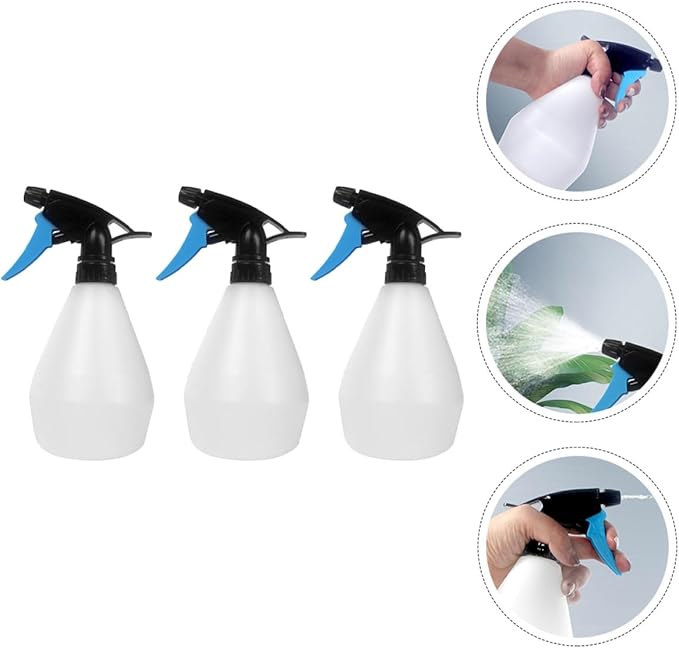 Toyvian 3pcs 500ml Portable Press-Type Garden Sprayers Humidifier Watering Cans - Image 8