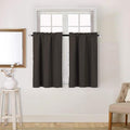 Easy Home 2 Panels Blackout Tier Curtain by EasyHome