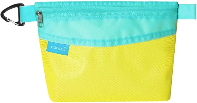 pack all Water-resistant Material Zipper Pouch, Mesh Zipper Bag by packall