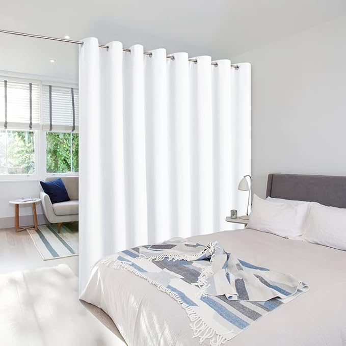 NICETOWN Closet Door Curtain, Room Dividers Panel Screens Partitions, Wide by NICETOWN