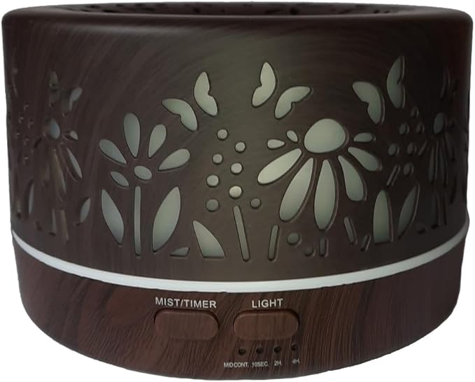 Wild Essentials 700ml Designer Large Room Essential Oil Diffuser, 5 in 1 by WildEssentials