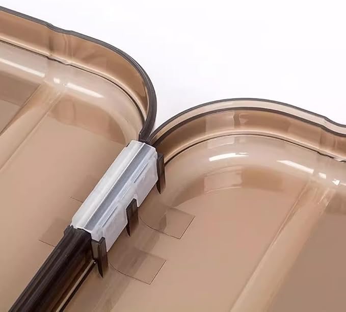Portable File Box Clear Waterproof Document Storage Box - Image 6
