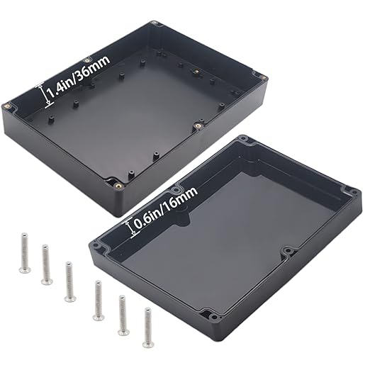 Watertight Junction Box, IP67 Waterproof Project Box Durable ABS Plastic - Image 4