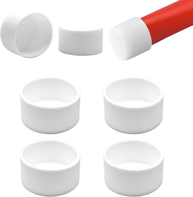 1-15/16" Silicone Chair Leg Floor Protectors, Rubber Chair Leg Caps, Non-Slip by EASYEAH