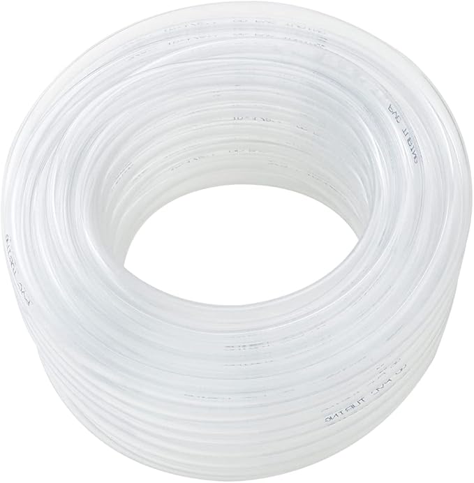 DAVCO 3/16" ID x 25ft Clear Vinyl Tubing, Low Pressure Flexible PVC Tubing by DAVCO