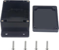Outdoor Waterproof Junction Box IP67 Project Box ABS Black Electrical Boxes by Otdorpatio