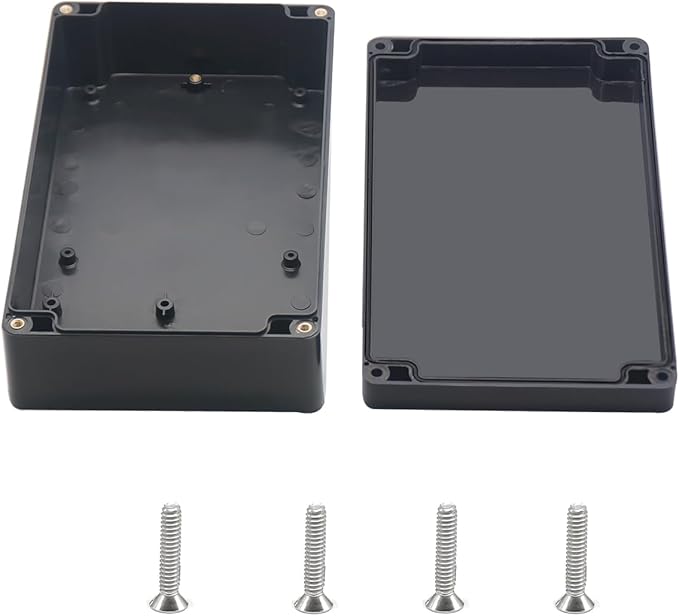 Outdoor Waterproof Junction Box IP67 Project Box ABS Black Electrical Boxes by Otdorpatio