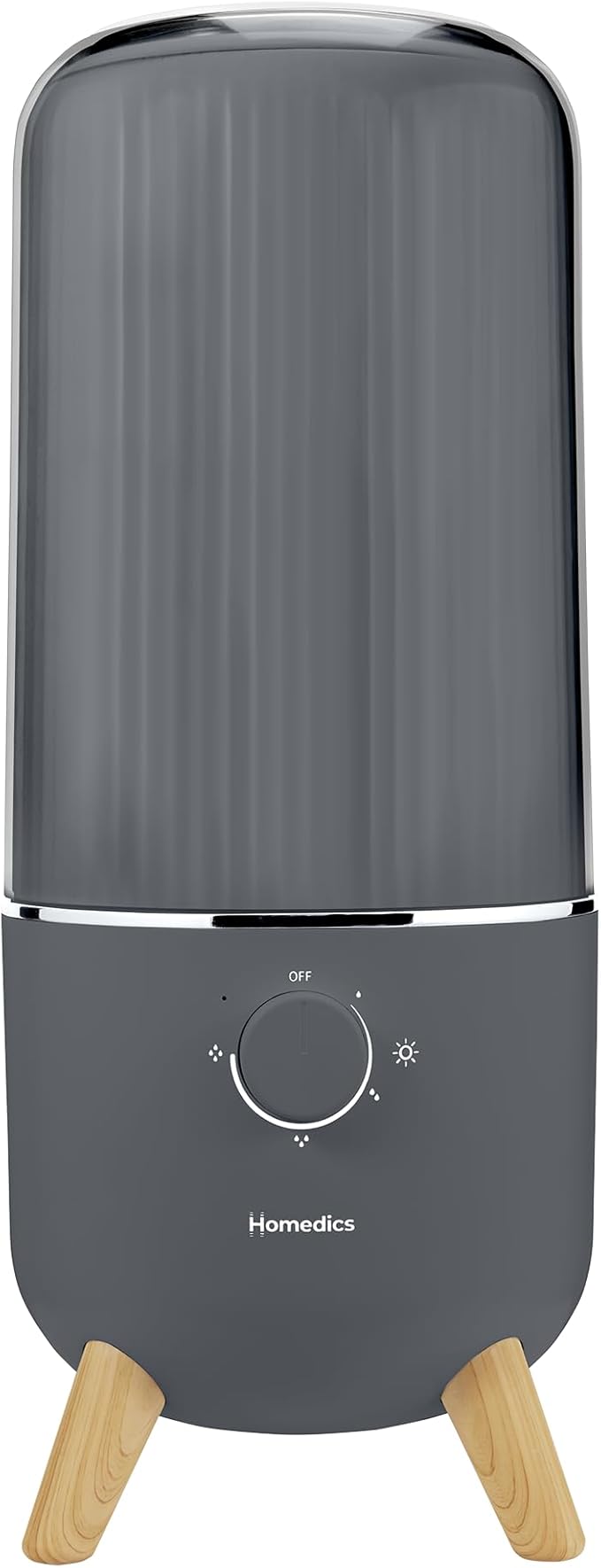 Homedics Ultrasonic Humidifier, Bedrooms and Home Offices, 0.97-Gallon Tank by Homedics