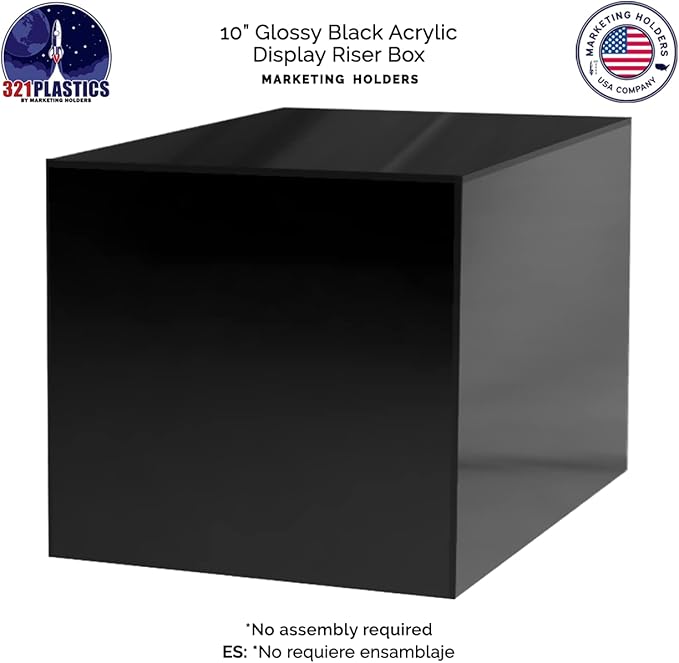 10" Acrylic Display Riser Box - Image 6