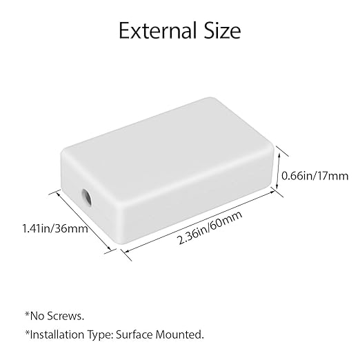 LeMotech Project Box 5 Pieces ABS Plastic Electrical Project Case Small - Image 3
