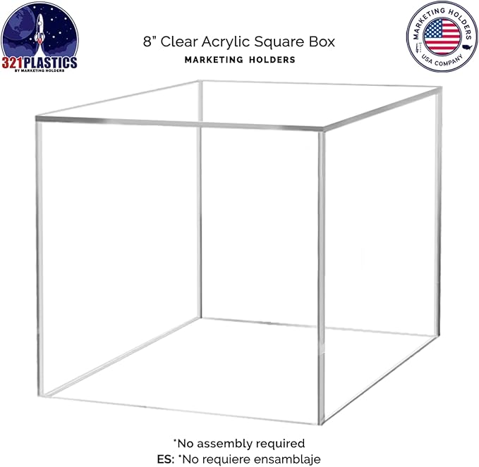 8" Acrylic Display Riser Box - Image 5