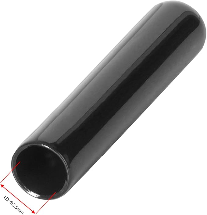 20 PCS Black Round Vinyl Rubber End Caps Kits, Flexible Screw Thread Protectors - Image 2