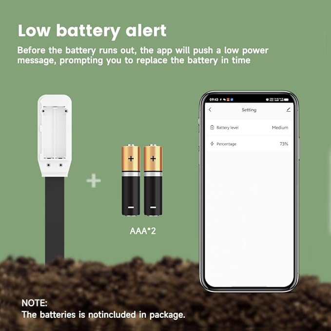 Zigbee Smart Soil Sensor, Temperature and Moisture Meter - Image 8