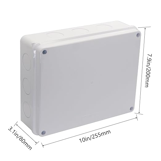 Junction Box Dustproof Waterproof IP65 ABS Plastic Electrical Boxes, Indoor & - Image 2
