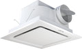 Bathroom Exhaust Fan, 12 INCH, Upgraded Quiet Square Vent Fans, 141 CFM by VENTIRIBathroomExhaustFan