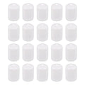 DMiotech 20 Pack 3/4" ID White Screw Thread Protectors Rubber End Caps Bolt by DMiotech