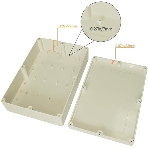 LeMotech Waterproof Dustproof IP65 ABS Plastic Junction Box Universal Electric - Image 4