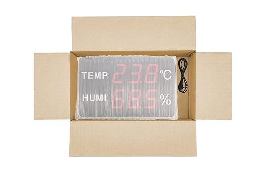 Industry Rated High Accuracy Large 5-Inch LED Display Thermometer & Hygrometer - Image 5