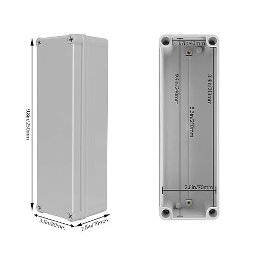 Junction Box，9.8"x 3.1"x 2.8" Outdoor Electrical Box - Image 2