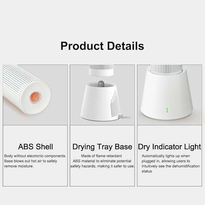 Reusable Cordless Gun Safe Mini Dehumidifier, Rechargeable - Image 7
