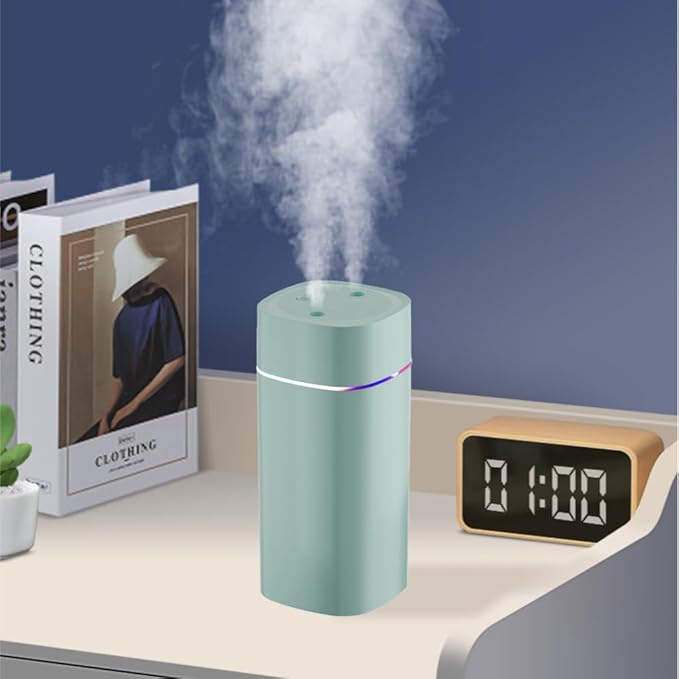 DONGKER Mini Humidifier, 600ml Dual Channels USB Quiet Humidifier - Image 8