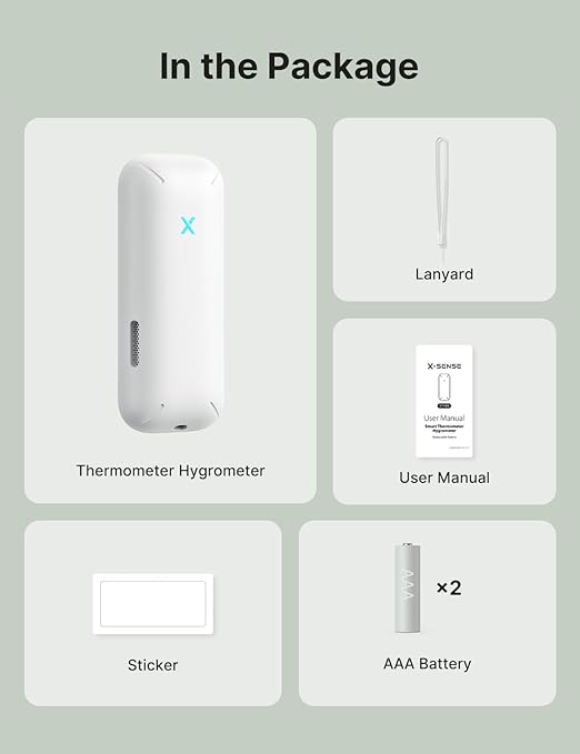 X-Sense 2.0 Indoor WiFi Hygrometer Thermometer, Hygrometer Indoor Humidity - Image 9