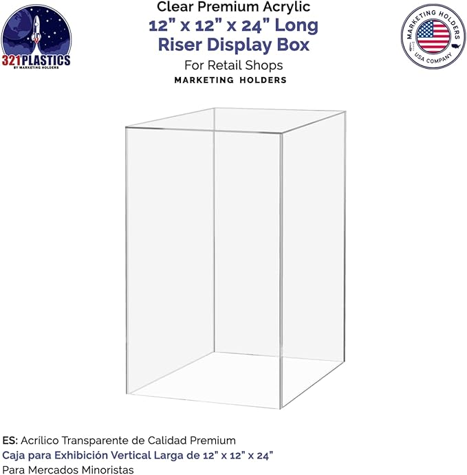 Acrylic Plinth Display Riser Box - Image 5