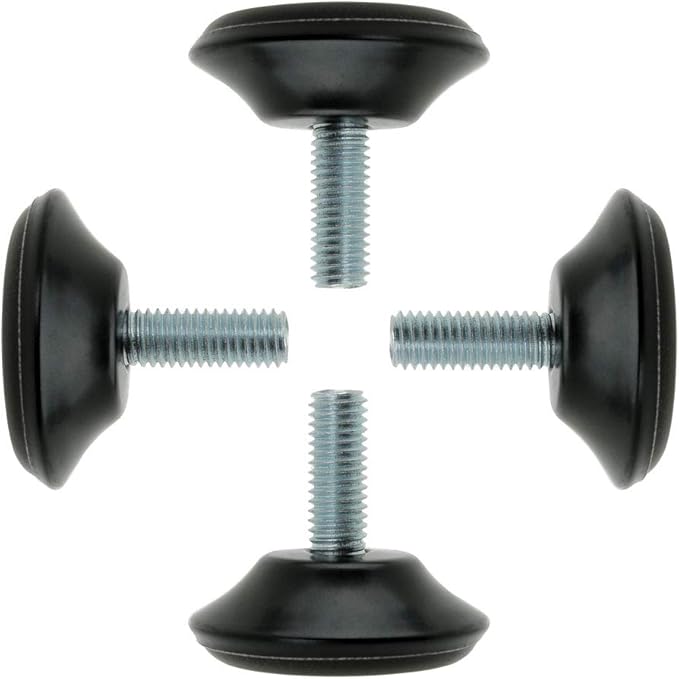 uxcell M8 x 25 x 40mm Screw on Furniture Glide Leveling Feet Floor Protector by uxcell