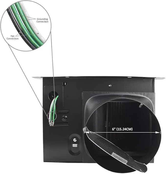 BV Bathroom Exhaust Fan 200CFM - Image 3