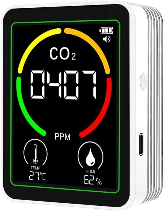 Air Quality Monitor Indoor-Portable Indoor Air Quality Meter, 3-in-1 Indoor Air - Image 3