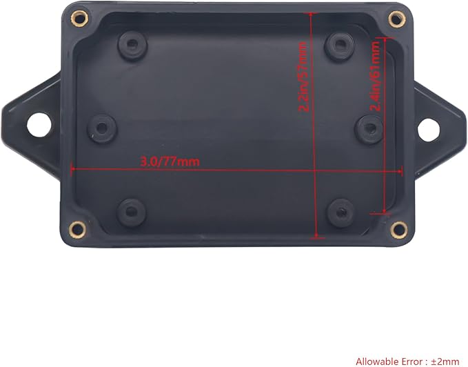 Project Box ABS Plastic Black Electrical Boxes IP65 Waterproof DIY Electronic - Image 3
