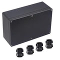 Junction Box IP65 Waterproof ABS Plastic Electrical Project Case Power Junction by Otdorpatio
