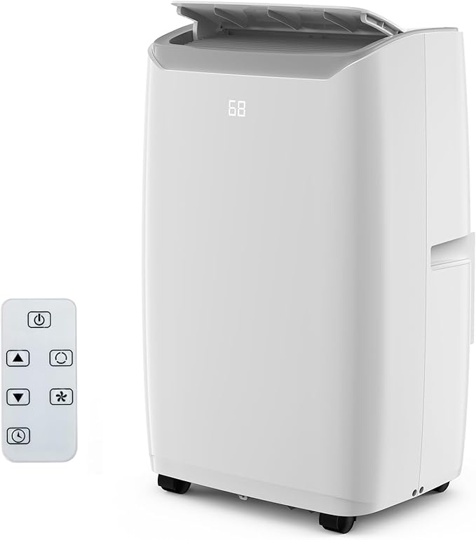 GarveeHome 14000 BTU Portable Air Conditioner, Quiet Portable AC Unit by GarveeHome