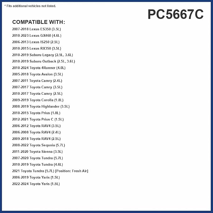 PG PC5667 Cabin Air Filter| Fits 2020-10 Toyota Prius, 2019-09 Highlander - Image 2