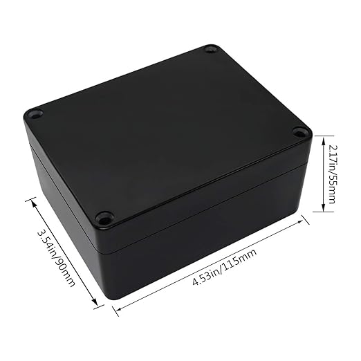 LeMotech ABS Plastic Electrical Project Case Power Junction Box, Project Box - Image 2