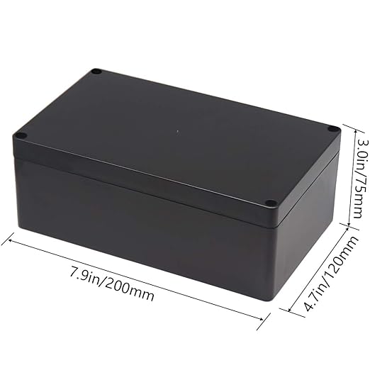 Junction Box, Zulkit Project Box IP65 Waterproof Outdoor Box ABS Plastic - Image 2