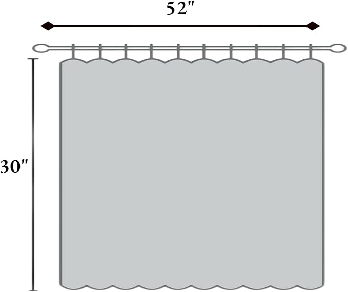 Hiasan Blackout Curtains for Bedroom, 52 x 30 Inches Long - Image 7