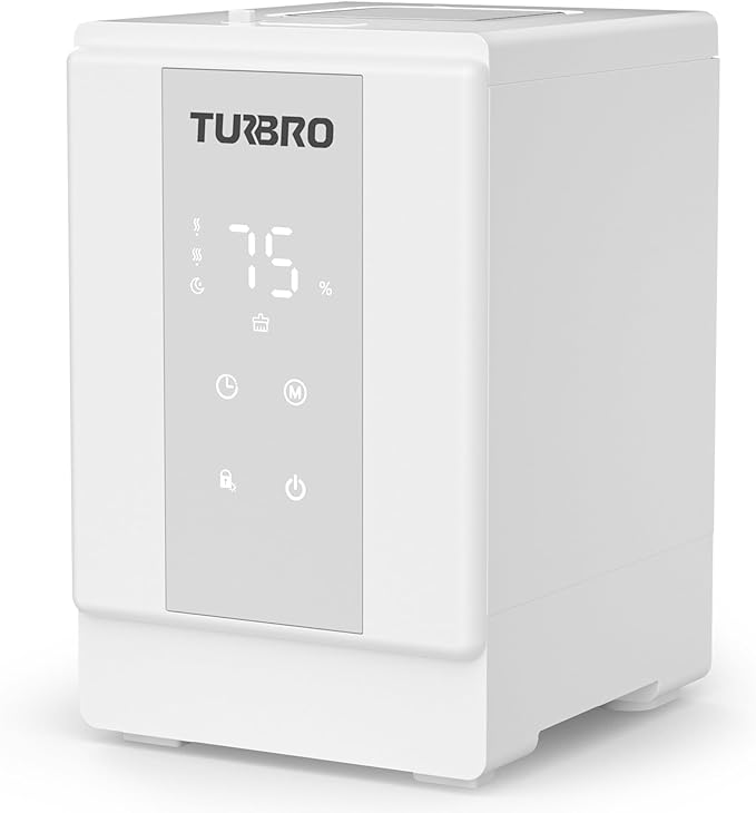 TURBRO 4L/1Gal 304 Stainless Steel Steam Humidifier, Warm Mist Humidifier by TURBRO