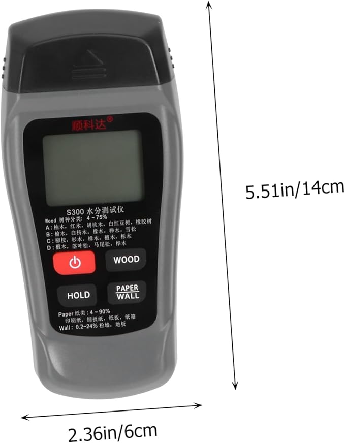 Angoily 3pcs Moisture for House Wood Moisture Tool Plant Humidity Monitor - Image 7
