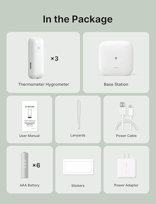 X-Sense 2.0 Indoor WiFi Hygrometer Thermometer, Hygrometer Indoor Humidity - Image 9