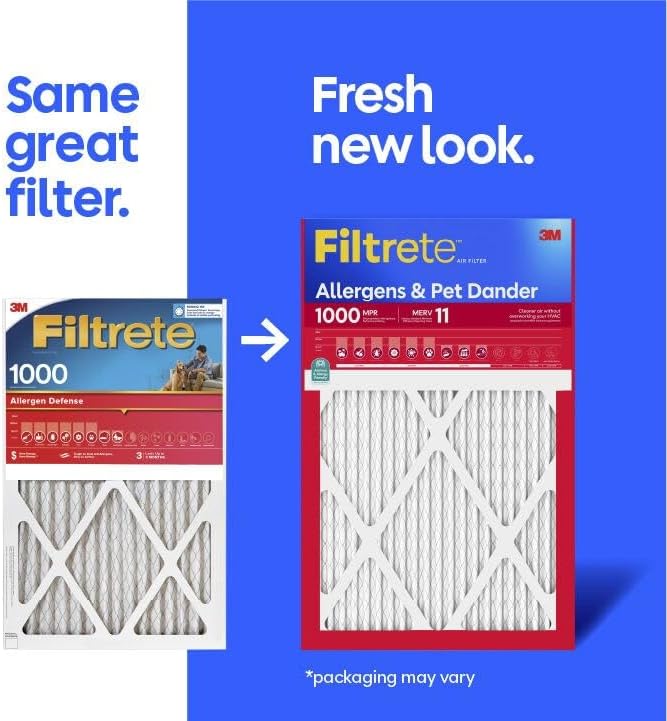 Filtrete 18x24x1 Air Filter, MERV 11, MPR 1000, Allergens & Pet Dander - Image 2