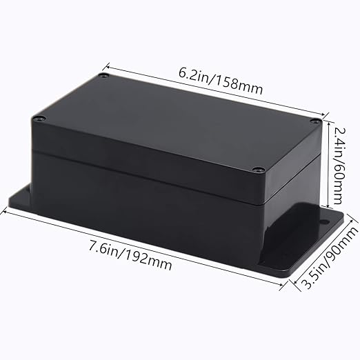 Zulkit Junction Box ABS Plastic Dustproof Waterproof IP65 Universal Electrical - Image 2