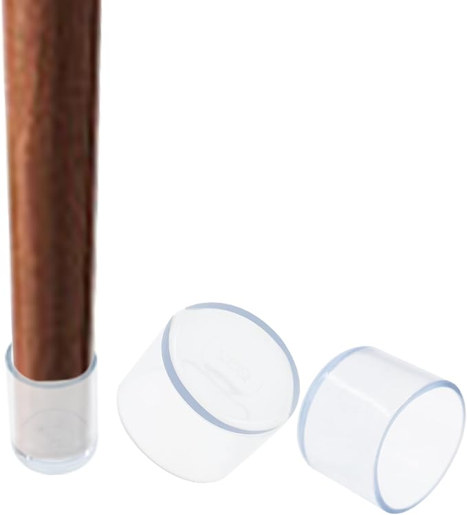 Round Chair Leg Caps, PVC Furniture Feet Covers, TTZEZE Transparent Round Floor - Image 6