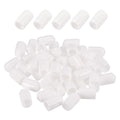 DMiotech 100 Pack 12mm ID White Screw Thread Protectors Rubber End Caps Bolt by DMiotech
