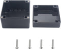 Outdoor Waterproof Junction Box IP67 Project Box ABS Black Electrical Boxes by Otdorpatio