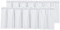 Home Queen Waffle Curtain Valances Window Treatment by HomeQueen