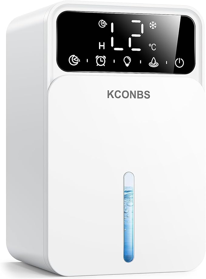 Dehumidifier for Home, 60 OZ Capacity, Auto Shut-Off for Medium Rooms up to 500 by Unknown